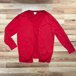 JCrew Women’s Cardigan | Large, 100% Cotton, Gently Used